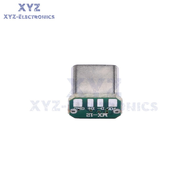 5PCS USB-C Male Head 5V 16pin USB C Connector Port Vertical Jack Board Type-C gallery