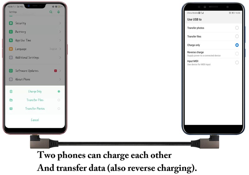 90 Degree USB Type-C Cable Angled Gen 2 Extension for Charging and Data 1ft gallery