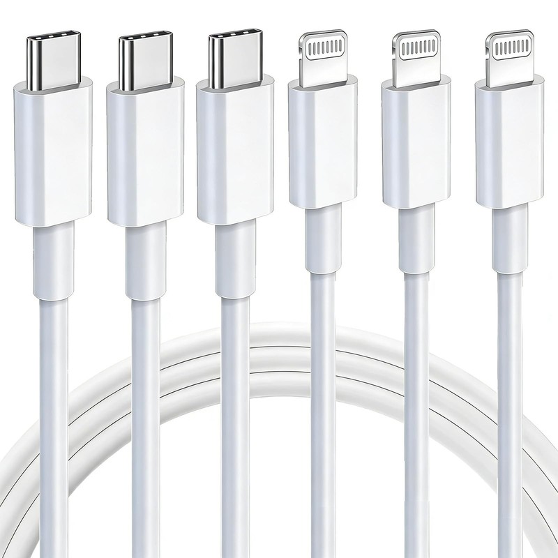 iPhone Charger Cord Apple MFi Certified USB C to Lightning Cable 3Pack 10 FT …