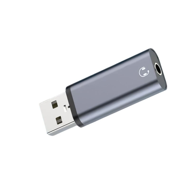 USB To 3.5mm Audios Adapter Stereo Sound Card For Laptop/Desktops Connection gallery