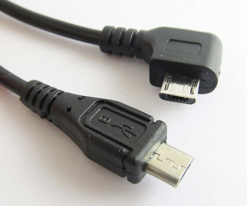 5pcs 1M/3.3ft New Right Angle Micro 5 Pin USB Male To Micro 5pin USB Male Cable gallery