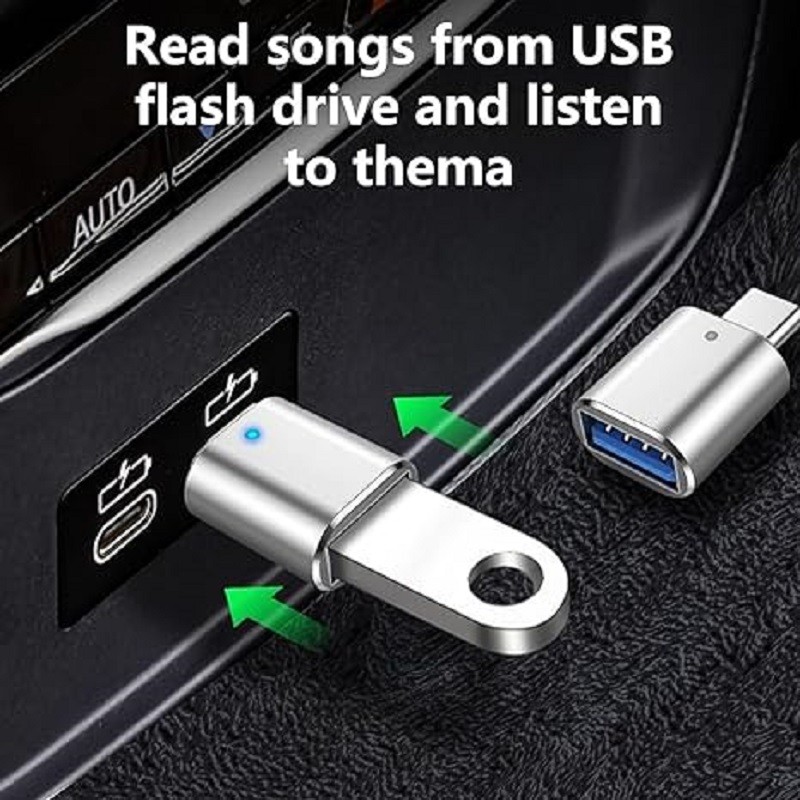 4 Pack USB-C 3.1 Male to USB A Female Adapter Converter OTG Type C Android Phone gallery