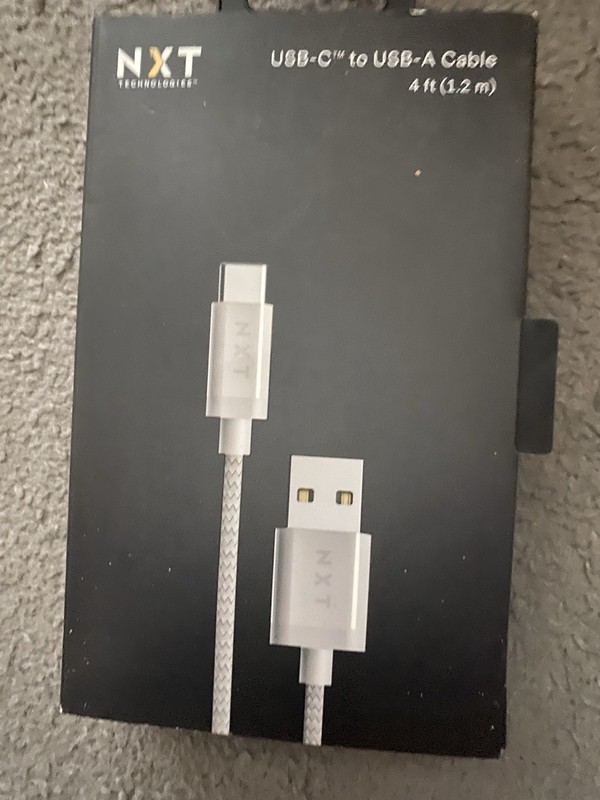 NTX USB-C To USB-A Cable 4 Ft