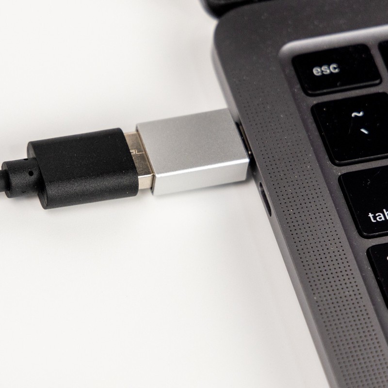 2Pack USB-C Male to USB A Female Data Adapter Converter OTG Type C Android Phone gallery
