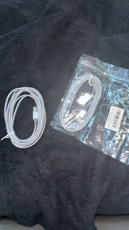iPhone Charger Cable 2 Pack USB 8 Ft Long And Last For A Very long Time Grey gallery