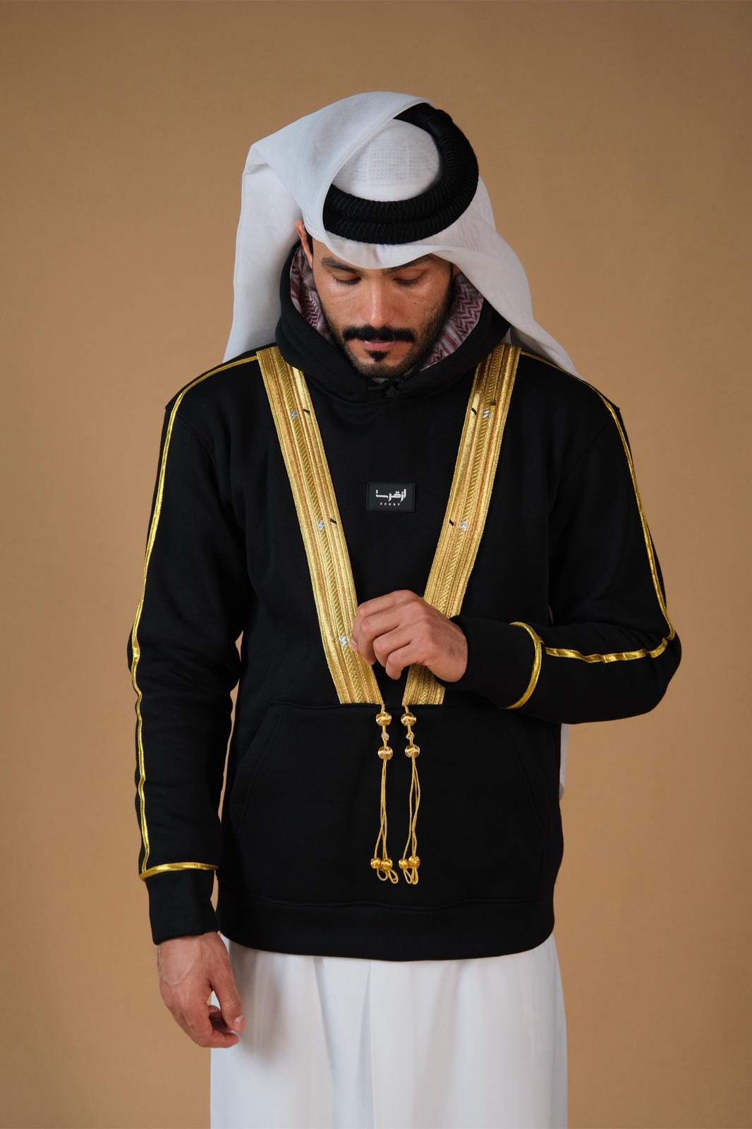 WhatsApp Image 2025-12-03 at 4.37.06 PM هودي البشت - اسود - Image 1