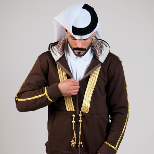 جاكيت البشت - بني غامق